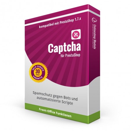 Captcha-Modul PS1.7 - Spamschutz gegen Bots und automatisierte Scripte