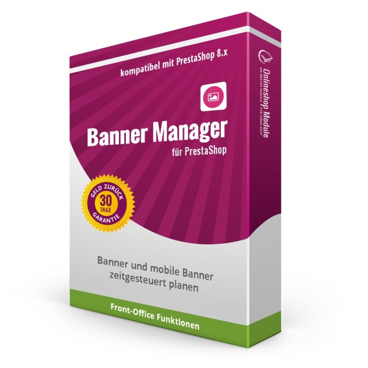 Modul Banner Manager für PrestaShop 8