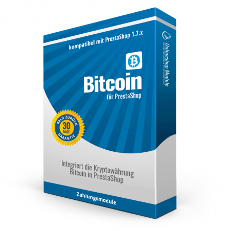 Bitcoin für PrestaShop 1.7.x - Zahlungsmodul - Kryptowährung